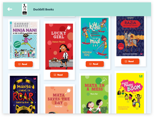 Digital comic book subscription app for kids