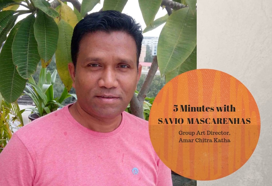 Five Minutes with Illustrator Savio Mascarenhas, Group Art Director of Amar Chitra Katha