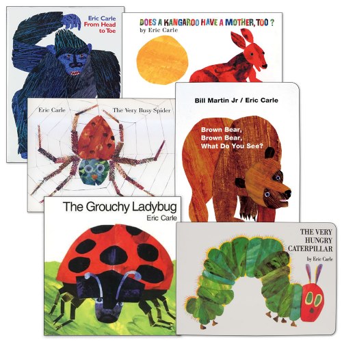 The Very Hungry Caterpillar by author Eric Carle