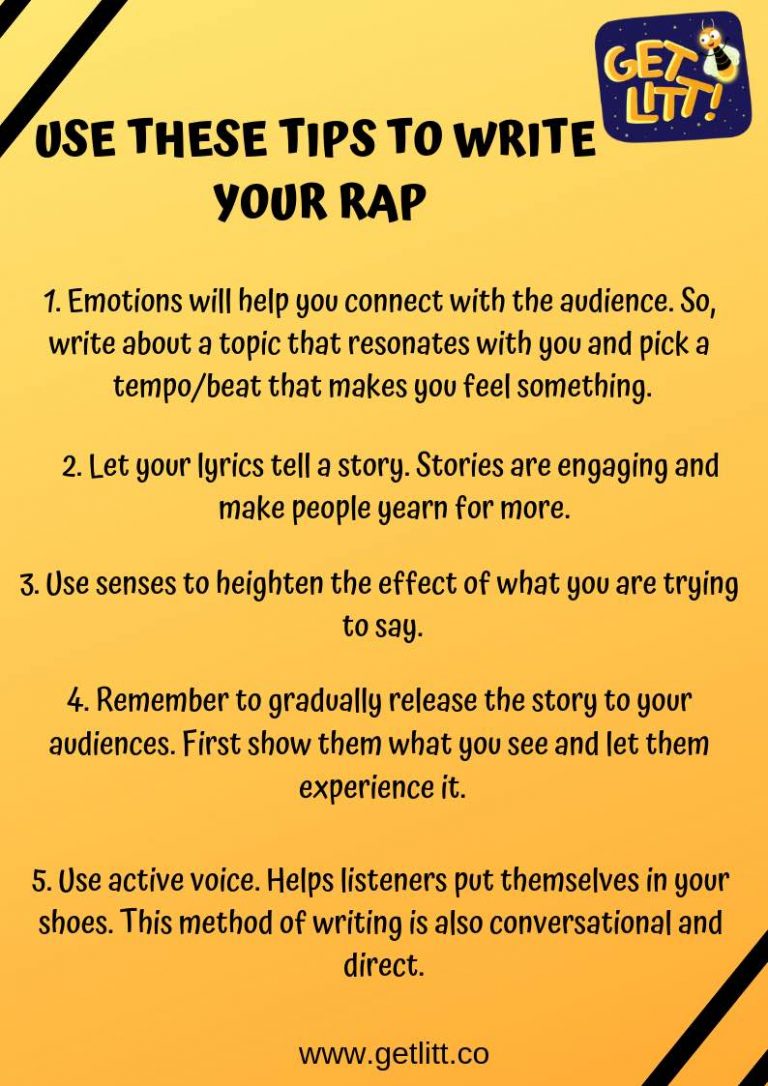 write a rap assignment