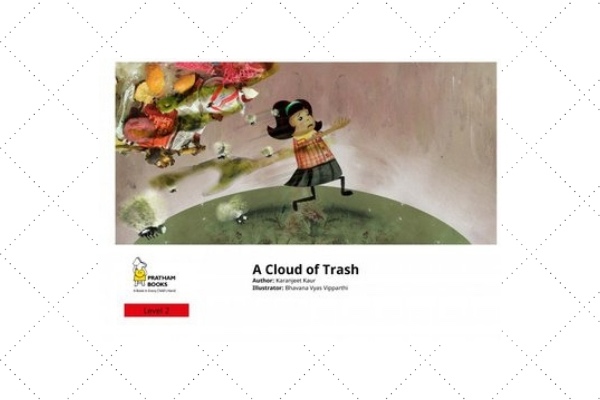 a cloud of trash earth day books for kids