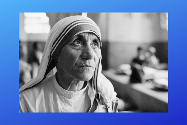 Indian Nobel prize winner Mother Teresa