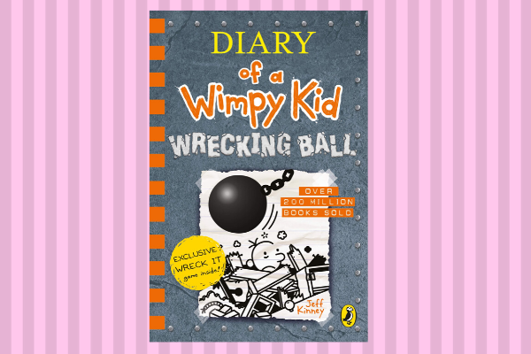 Best Books Of 2019 Diary of A Wimpy Kid Wrecking Ball by author Jeff Kinney